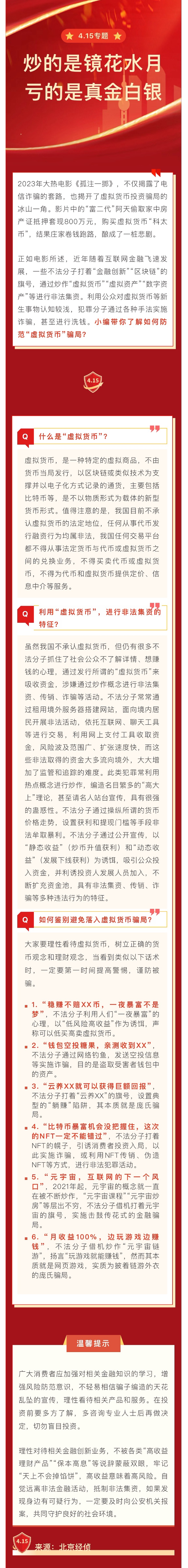 国家安全教育：虚拟货币炒的是“镜花水月”，亏的是“真金白银”.png